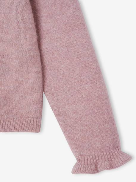 Gilet fille manches longues olive+rose pâle 7 - vertbaudet enfant 