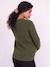 Pull grossesse et allaitement bordeaux+kaki 12 - vertbaudet enfant 