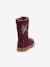 Filles Bottes PULSE TEX STAR BOOTS WOOL Froddo bordeaux+noir 4 - vertbaudet enfant 