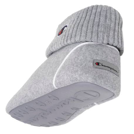Chaussons bottillons polaire chinée doux pantoufle confort maison en hiver Gris chiné clair 5 - vertbaudet enfant 