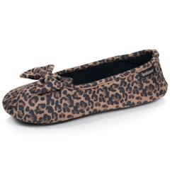 Vêtements de grossesse-Chaussons ballerines suédine, semelle souple, mousse à mémoire forme