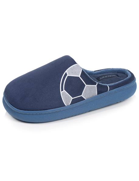 Chaussons mules suédine semelle bloup extra confort Marine 6 - vertbaudet enfant 