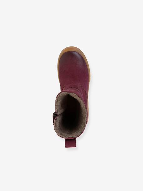 Filles Bottes PULSE TEX STAR BOOTS WOOL Froddo bordeaux+noir 5 - vertbaudet enfant 
