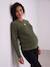 Pull grossesse et allaitement bordeaux+kaki 13 - vertbaudet enfant 