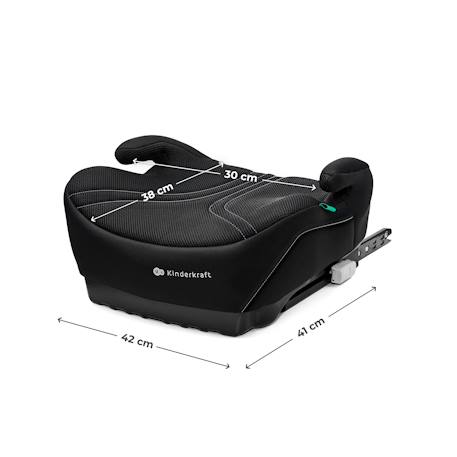 Réhausseur Auto Kinderkraft I-BOOST 2 PRO I-SIZE avec ISOFIX, AIR FLOW, Accoudoirs Ergonomiques et Assise Large Gris+Noir+Rose+Vert 11 - vertbaudet enfant 