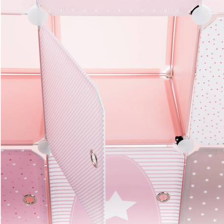Casiers de rangement enfant chàteau Rose 3 - vertbaudet enfant 