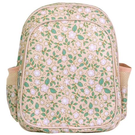Sac à dos isotherme fleurs du jardin Bleu menthol+Kaki+Rose+Saumon+Vert 24 - vertbaudet enfant 