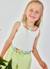 T-shirt fille coton Gris 1 - vertbaudet enfant 