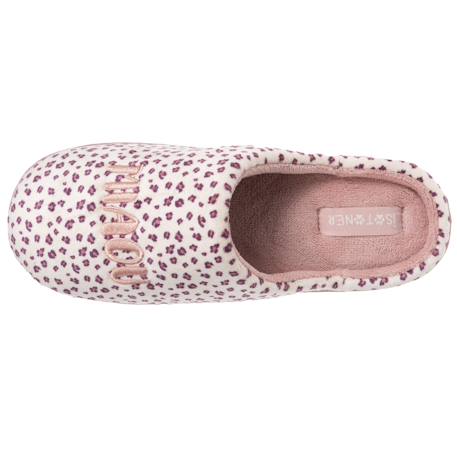 Chaussons bottillons microvelours léopard semelle ergonomique, mousse à mémoire de forme Léopard 2 - vertbaudet enfant 