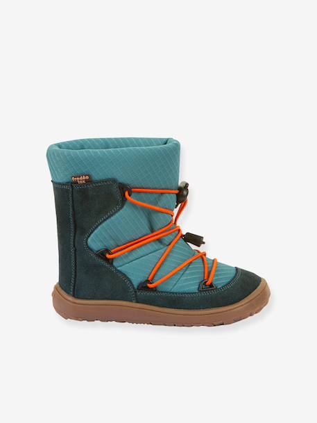 Bottes pieds nus enfants BAREFOOT TEX TRACK WOOL Froddo bleu+bleu pétrole+gris 8 - vertbaudet enfant 