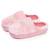 Chaussons mules imitation fourrure semelle bloup extra confort Rose 1 - vertbaudet enfant 