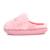Chaussons mules imitation fourrure semelle bloup extra confort Rose 3 - vertbaudet enfant 