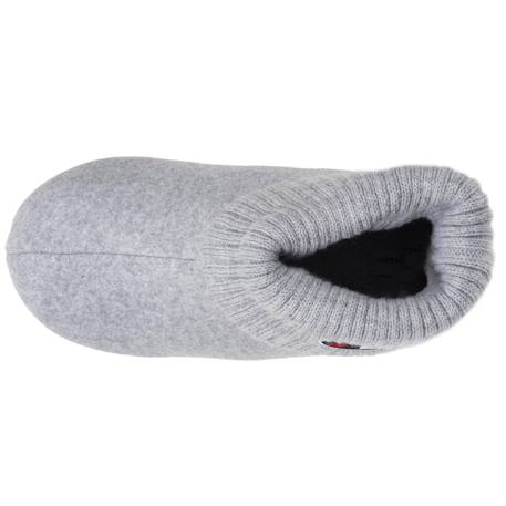 Chaussons bottillons polaire chinée doux pantoufle confort maison en hiver Gris chiné clair 2 - vertbaudet enfant 