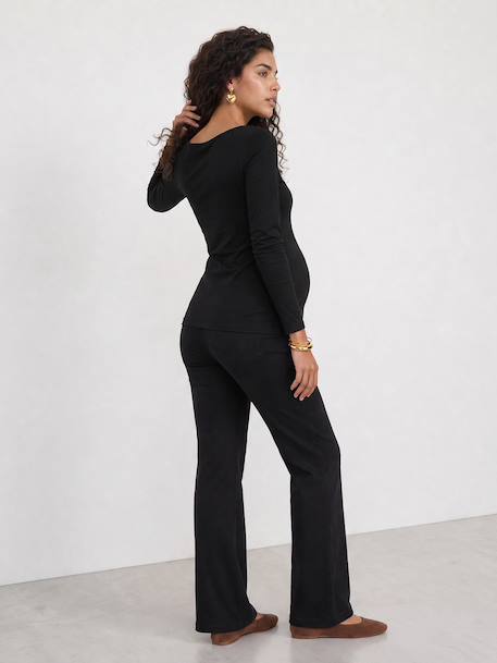T-shirt grossesse et allaitement noir 4 - vertbaudet enfant 