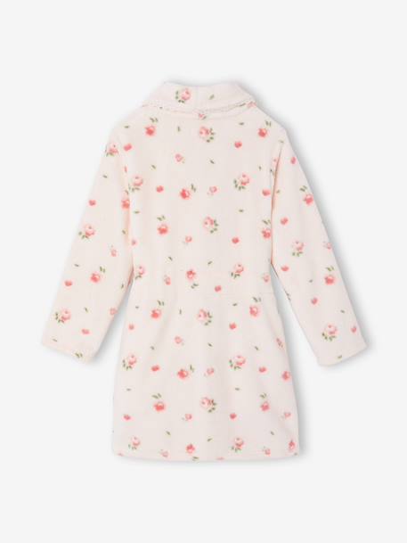 Robe de chambre enfant fille rose clair 3 - vertbaudet enfant 