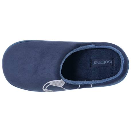 Chaussons mules suédine semelle bloup extra confort Marine 2 - vertbaudet enfant 