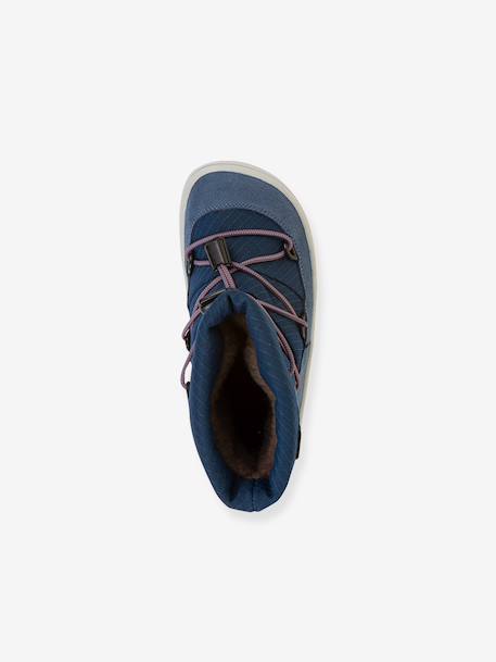 Bottes pieds nus enfants BAREFOOT TEX TRACK WOOL Froddo bleu+bleu pétrole+gris 4 - vertbaudet enfant 