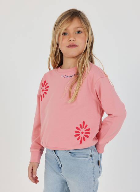 Fille-Sweat-shirt fille en coton
