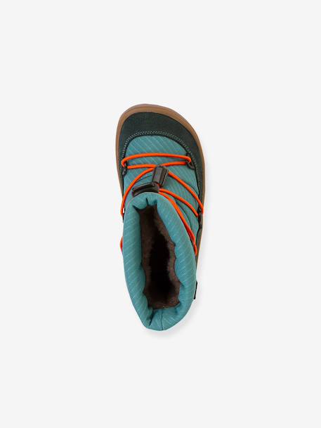 Bottes pieds nus enfants BAREFOOT TEX TRACK WOOL Froddo bleu+bleu pétrole+gris 10 - vertbaudet enfant 