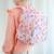 Sac à dos isotherme fleurs du jardin Bleu menthol+Kaki+Rose+Saumon+Vert 14 - vertbaudet enfant 