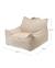 Fauteuil club pouf ado en teddy Biscuit+Warm hazel 5 - vertbaudet enfant 