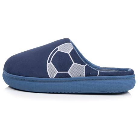 Chaussons mules suédine semelle bloup extra confort Marine 3 - vertbaudet enfant 