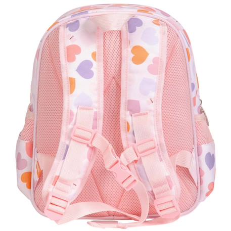 Sac à dos isotherme fleurs du jardin Bleu menthol+Kaki+Rose+Saumon+Vert 17 - vertbaudet enfant 