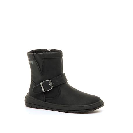 Bottines filles synthétique fermeture éclair Black+Brown+Moka 2 - vertbaudet enfant 