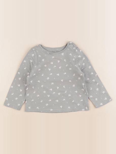 Tee-shirt - 12 mois Bleu 1 - vertbaudet enfant 