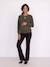 Pull grossesse et allaitement bordeaux+kaki 9 - vertbaudet enfant 