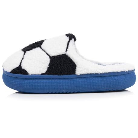 Chaussons mules maille bouclette semelle bloup extra confort Bleu 3 - vertbaudet enfant 