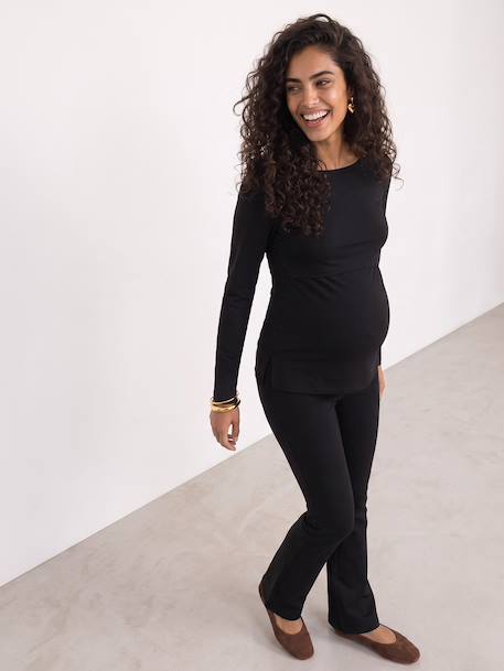 T-shirt grossesse et allaitement noir 2 - vertbaudet enfant 