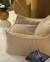 Fauteuil club pouf ado en teddy Biscuit+Warm hazel 3 - vertbaudet enfant 