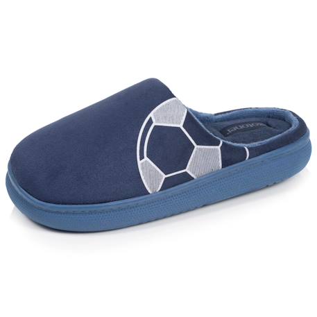 Chaussons mules suédine semelle bloup extra confort Marine 1 - vertbaudet enfant 