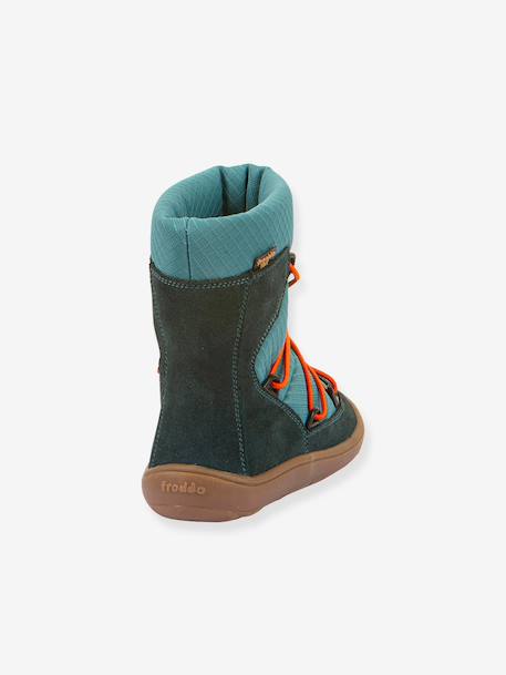 Bottes pieds nus enfants BAREFOOT TEX TRACK WOOL Froddo bleu+bleu pétrole+gris 9 - vertbaudet enfant 