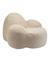 Fauteuil Momo pouf ado en teddy Biscuit 6 - vertbaudet enfant 