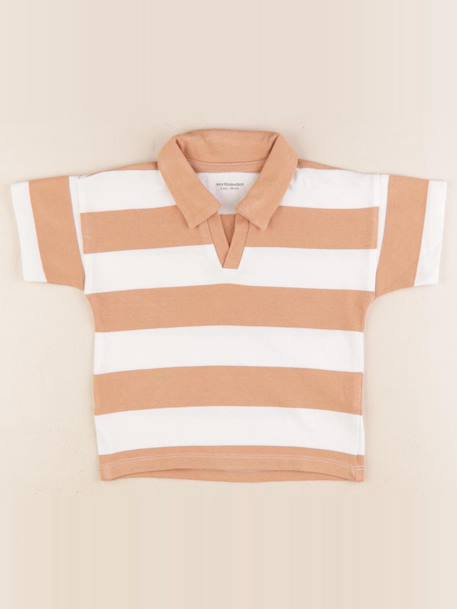 Polo - 2 ans Blanc, marron 1 - vertbaudet enfant 