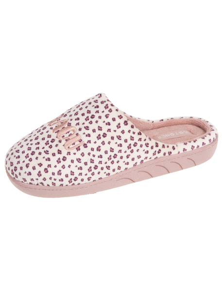 Chaussons bottillons microvelours léopard semelle ergonomique, mousse à mémoire de forme Léopard 4 - vertbaudet enfant 