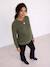 Pull grossesse et allaitement bordeaux+kaki 10 - vertbaudet enfant 