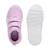 Baskets basses à scratch Mauve blanc 6 - vertbaudet enfant 