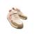 Sneakers filles synthétique lacets- fermeture adhésive barefoot Pink+White 6 - vertbaudet enfant 