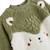 Sweat-shirt bébé en sherpa ginkgo Vert 4 - vertbaudet enfant 