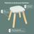 Tabouret d'intérieur montessori bois fsc® Vert sauge 3 - vertbaudet enfant 