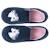 Chaussons mocassins velours, maintien souple, facile à enfiler, semelle flexible Marine 2 - vertbaudet enfant 