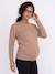 Pull devant/dos grossesse et allaitement beige+Blanc 10 - vertbaudet enfant 