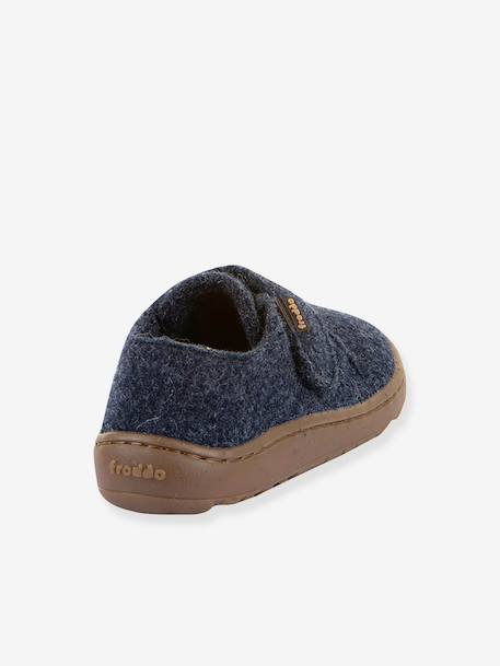 Chaussons barefoot enfants BAREFOOT WOOLY Froddo beige+bleu jean+bleu nuit+fuchsia+gris chiné+rose chiné+rouge+vert 11 - vertbaudet enfant 