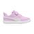 Baskets basses à scratch Mauve blanc 1 - vertbaudet enfant 