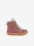 Bottes enfants MINNI SUEDE LACES Froddo caramel+vieux rose 8 - vertbaudet enfant 