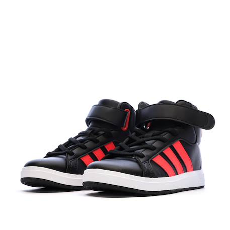 Baskets garçon grand court mid Noir 6 - vertbaudet enfant 