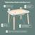 Table de jeux 4 en 1 montessori bois fsc® Vert sauge 5 - vertbaudet enfant 